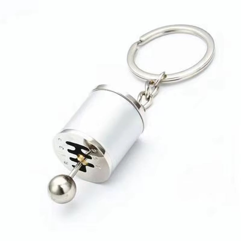 Metal Keyring Creative Car Shifter Keychain Antistress Fidget Toys for Anxiety ADHD Autism Sensory Juguetes Ansiedad Y Estrés