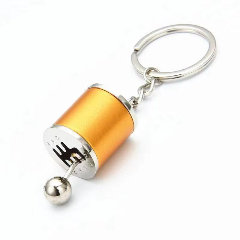 Metal Keyring Creative Car Shifter Keychain Antistress Fidget Toys for Anxiety ADHD Autism Sensory Juguetes Ansiedad Y Estrés