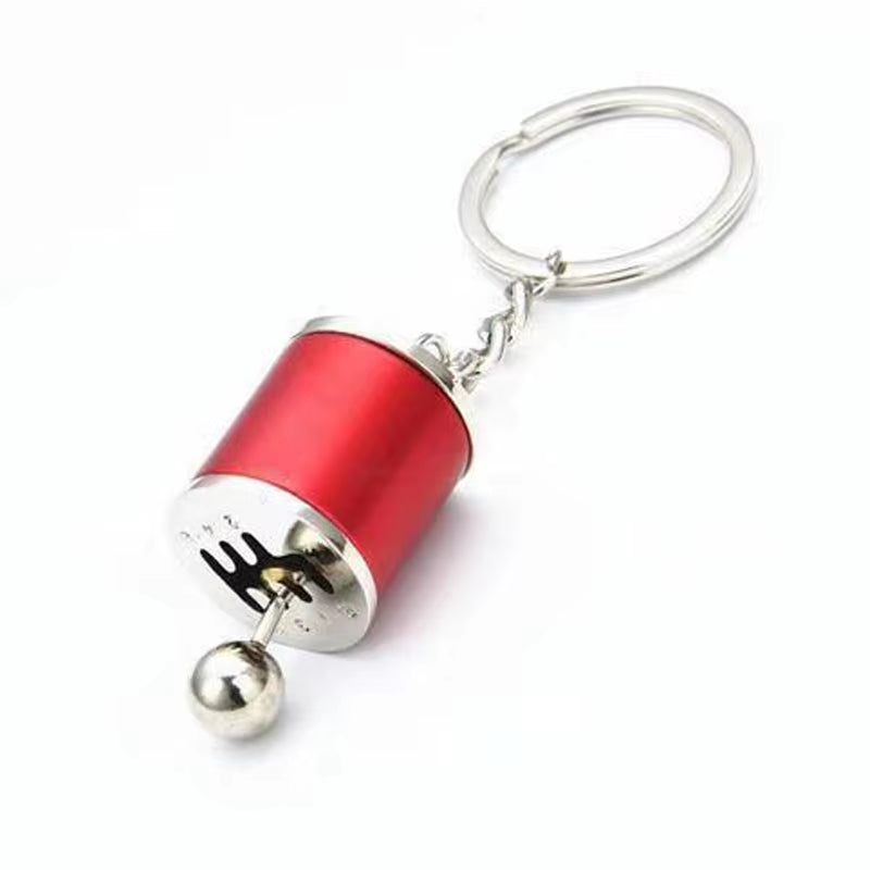 Metal Keyring Creative Car Shifter Keychain Antistress Fidget Toys for Anxiety ADHD Autism Sensory Juguetes Ansiedad Y Estrés