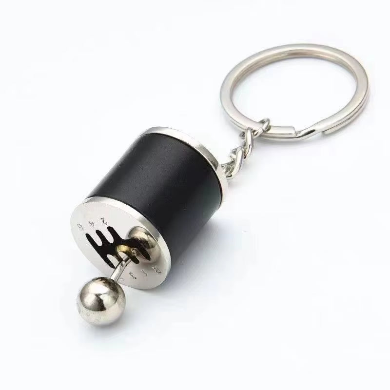 Metal Keyring Creative Car Shifter Keychain Antistress Fidget Toys for Anxiety ADHD Autism Sensory Juguetes Ansiedad Y Estrés