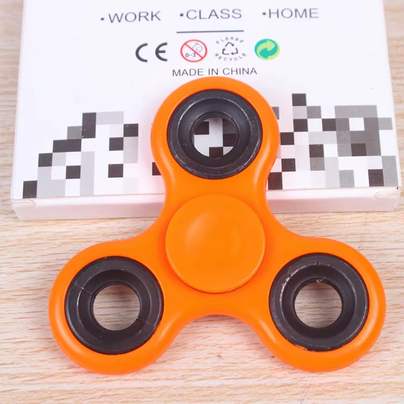 ABS Fidget Spinner EDC Spinner for Autism ADHD anti Stress Tri-Spinner High Quality Adult Kids Funny Toys